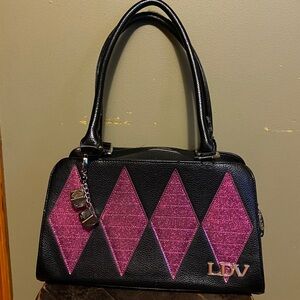 Lux de Ville Purple Diamond Purse